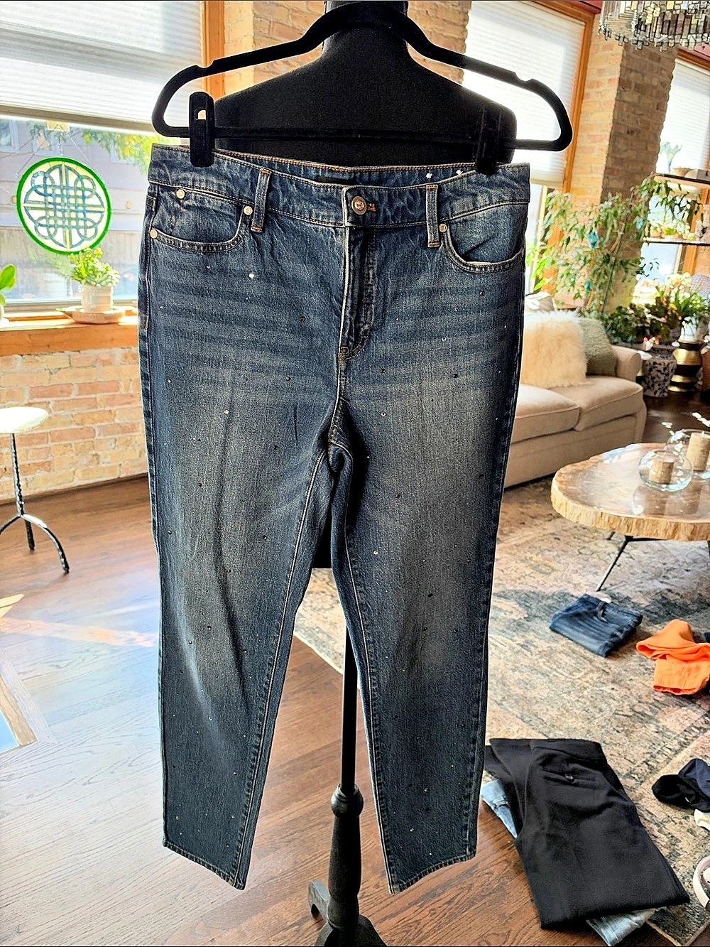 Talbots 6 Slim Ankle Jean Skinny Ankle Jeans Size 6 Blue